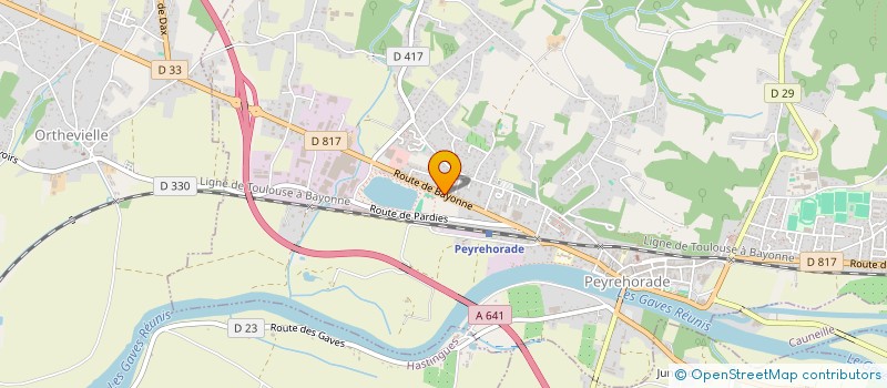 localisation de l'entreprise MADAME VERONIQUE TAPIA  PEYREHORADE