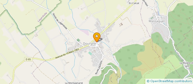 localisation de l'entreprise MADAME VERONIQUE TARTARIN à DOURGNE