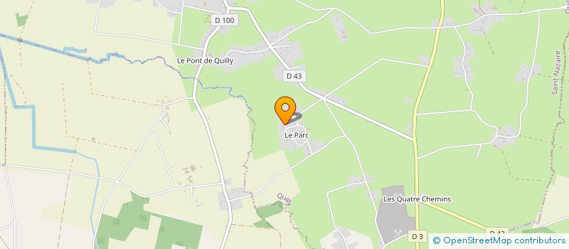 localisation de l'entreprise MADAME VERONIQUE TAVERNE  QUILLY