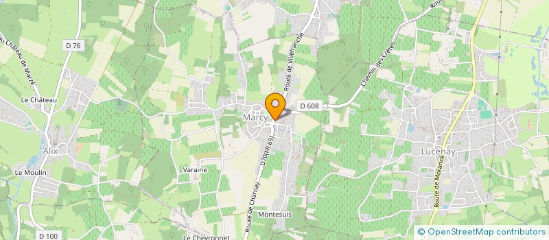 localisation de l'entreprise MADAME VERONIQUE TAYOT  MARCY