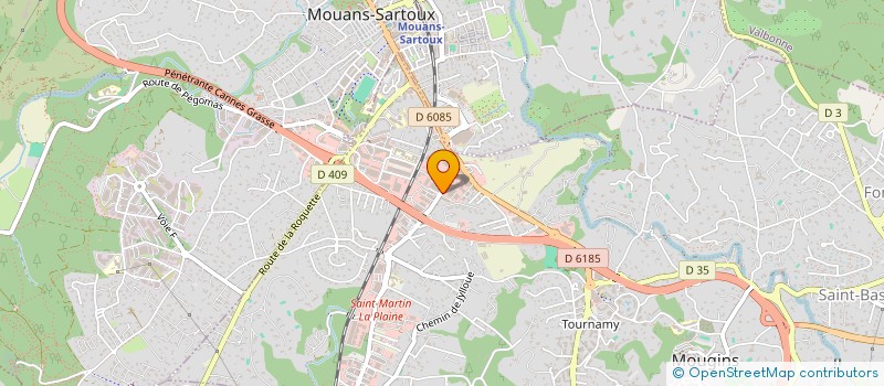 localisation de l'entreprise MADAME VERONIQUE TEONAS à MOUGINS