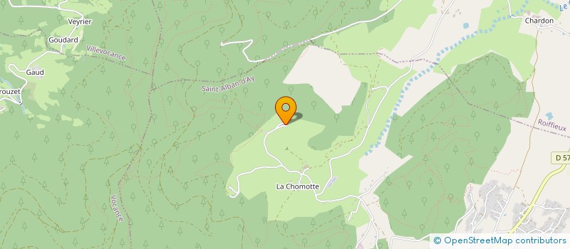 localisation de l'entreprise MADAME VERONIQUE TERRASSE  SAINT-ALBAN-D AY