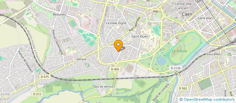 localisation de l'entreprise MADAME VERONIQUE THEBAULT à CAEN