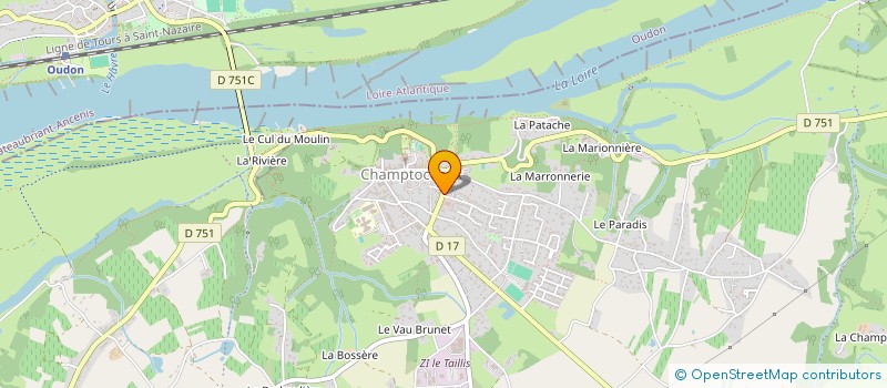 localisation de l'entreprise MADAME VERONIQUE THIAUDIERE  OREE-D'ANJOU