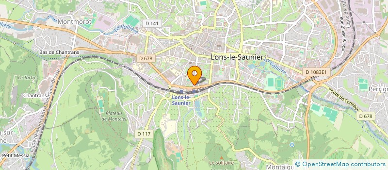 localisation de l'entreprise MADAME VERONIQUE THIBERT à LONS-LE-SAUNIER