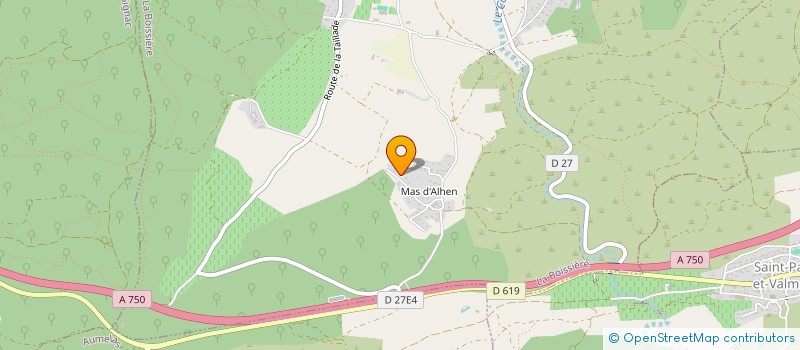 localisation de l'entreprise MADAME VERONIQUE THIERS  ANIANE