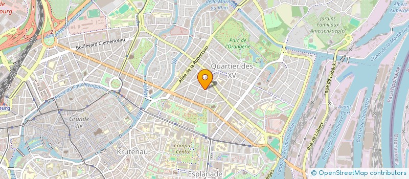 localisation de l'entreprise MADAME VERONIQUE THIERY à STRASBOURG