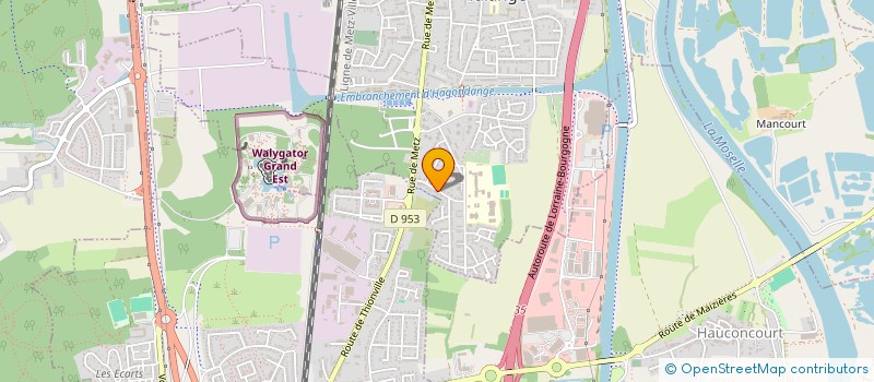 localisation de l'entreprise MADAME VERONIQUE THILL  TALANGE