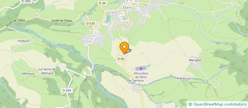 localisation de l'entreprise MADAME VERONIQUE THOLLET  MENS