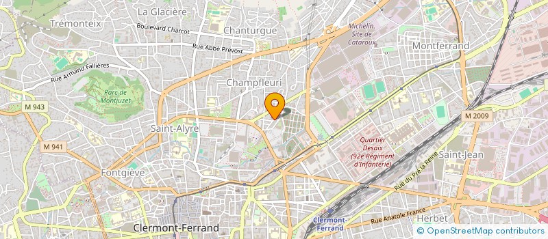 localisation de l'entreprise MADAME VERONIQUE THOMAS à CLERMONT-FERRAND