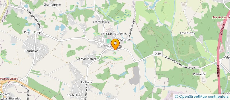 localisation de l'entreprise MADAME VERONIQUE THOMAS à LIMOGES