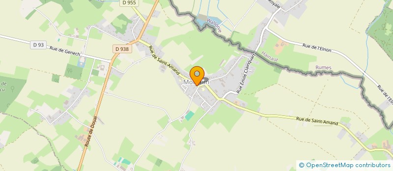 localisation de l'entreprise MADAME VERONIQUE THOMAS  MOUCHIN