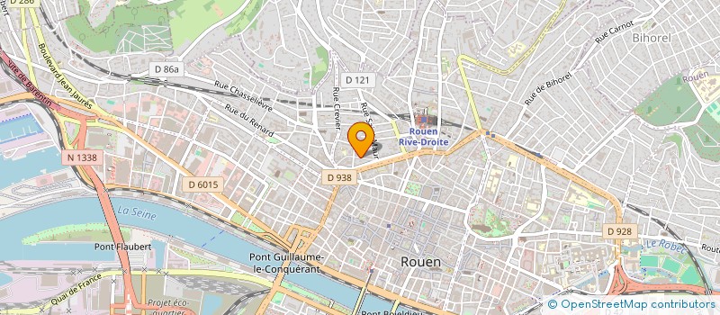 localisation de l'entreprise MADAME VERONIQUE THOMAS  ROUEN