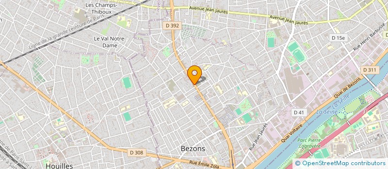 localisation de l'entreprise MADAME VERONIQUE THOMAS à BEZONS