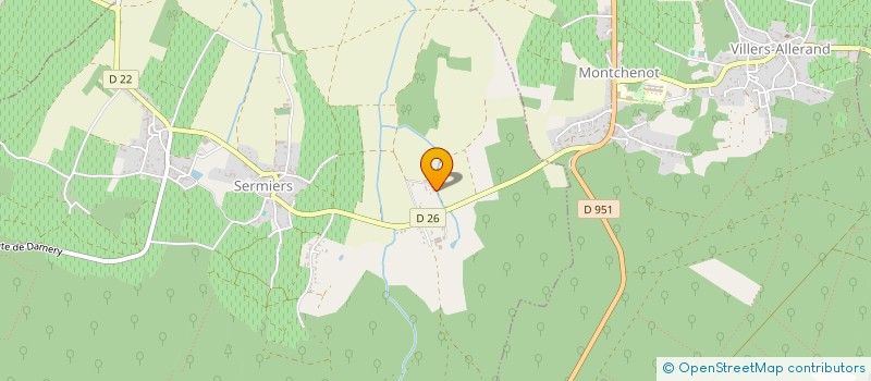 localisation de l'entreprise MADAME VERONIQUE THUILLIER  SERMIERS