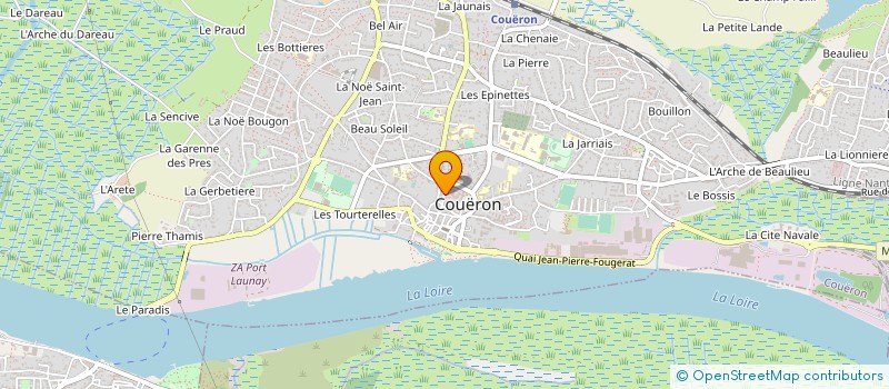 localisation de l'entreprise MADAME VERONIQUE TIBAUT à COUERON