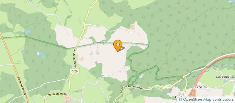 localisation de l'entreprise MADAME VERONIQUE TIENDREBEOGO  PLOMBIERES-LES-BAINS