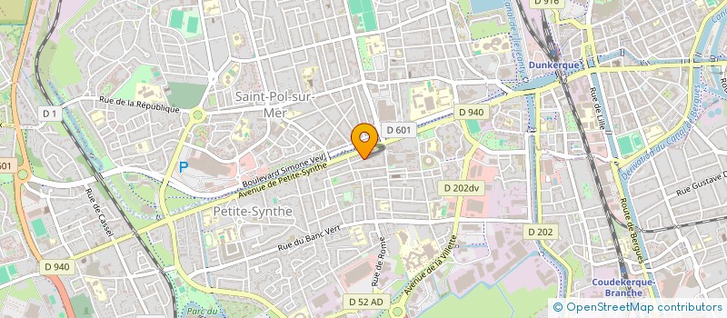 localisation de l'entreprise MADAME VERONIQUE TIJON à DUNKERQUE