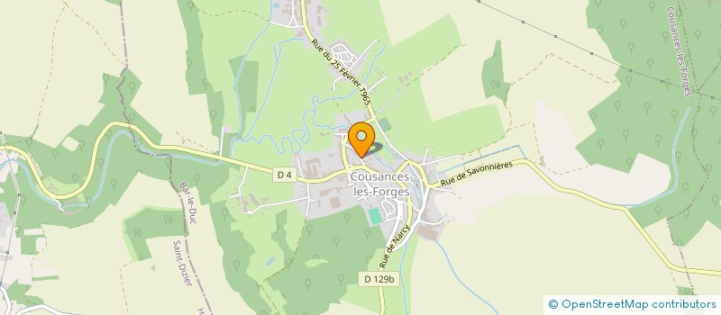 localisation de l'entreprise MADAME VERONIQUE TISSERAND à COUSANCES-LES-FORGES