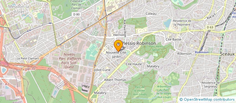 localisation de l'entreprise MADAME VERONIQUE TISSIER  VELIZY-VILLACOUBLAY