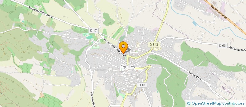localisation de l'entreprise MADAME VERONIQUE TIZIANI à EGUILLES