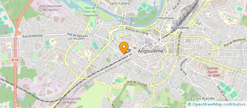 localisation de l'entreprise MADAME VERONIQUE TODER à ANGOULEME