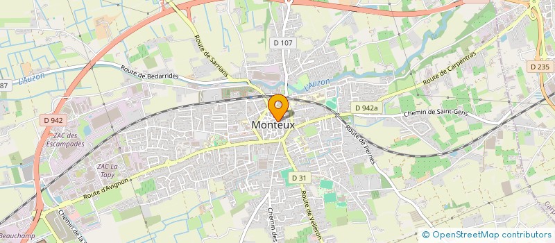 localisation de l'entreprise MADAME VERONIQUE TOLLET  MONTEUX