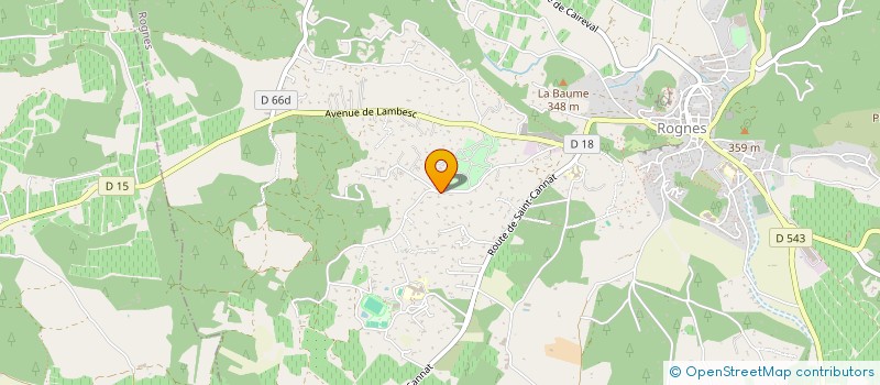 localisation de l'entreprise MADAME VERONIQUE TONNERRE  ROGNES