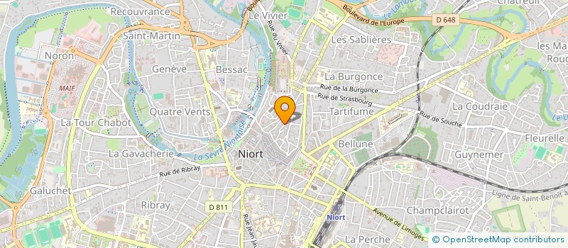 localisation de l'entreprise MADAME VERONIQUE TOUBAL à NIORT