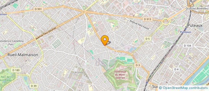 localisation de l'entreprise MADAME VERONIQUE TOUITOU à NANTERRE
