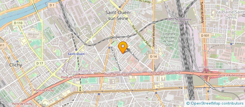 localisation de l'entreprise MADAME VERONIQUE TOUNDA à SAINT-OUEN-SUR-SEINE