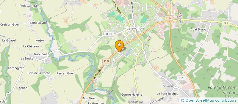 localisation de l'entreprise MADAME VERONIQUE TOURBOT  LANVOLLON