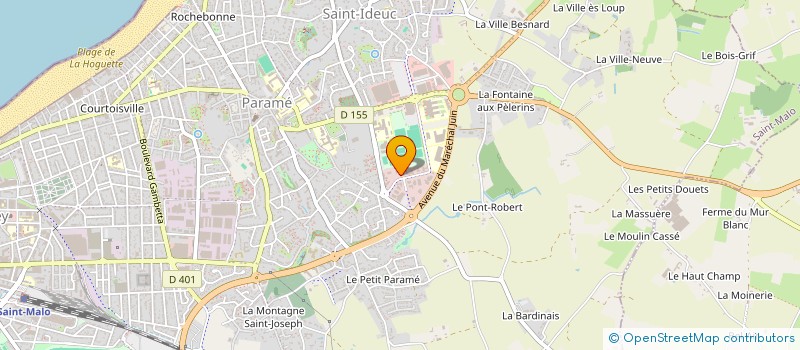 localisation de l'entreprise MADAME VERONIQUE TOUZE à SAINT-MALO
