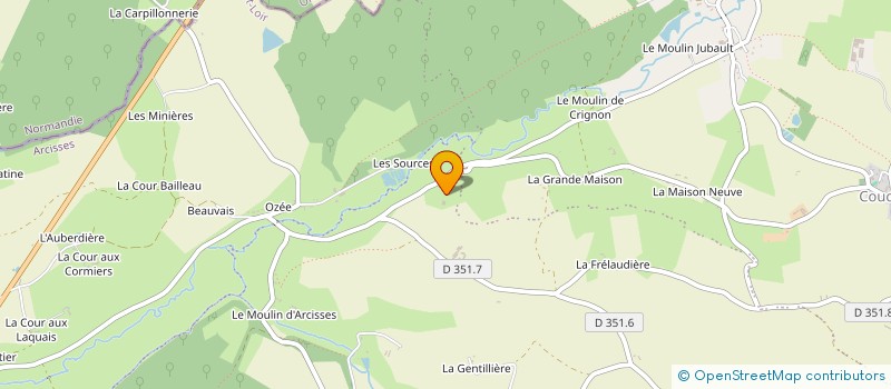 localisation de l'entreprise MADAME VERONIQUE TOUZEAU à ARCISSES