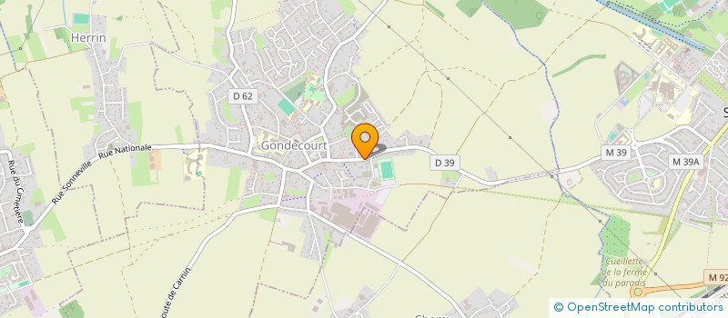 localisation de l'entreprise MADAME VERONIQUE TRAMON à GONDECOURT