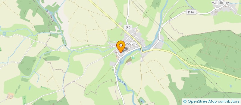 localisation de l'entreprise MADAME VERONIQUE TRANCHANT  XIROCOURT