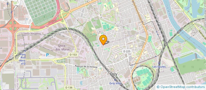 localisation de l'entreprise MADAME VERONIQUE TREGUIER  ORLY