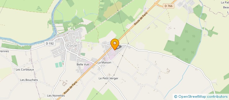 localisation de l'entreprise MADAME VERONIQUE TREHIN à CORZE
