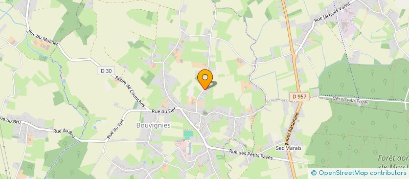 localisation de l'entreprise MADAME VERONIQUE TRENTESAUX  BOUVIGNIES