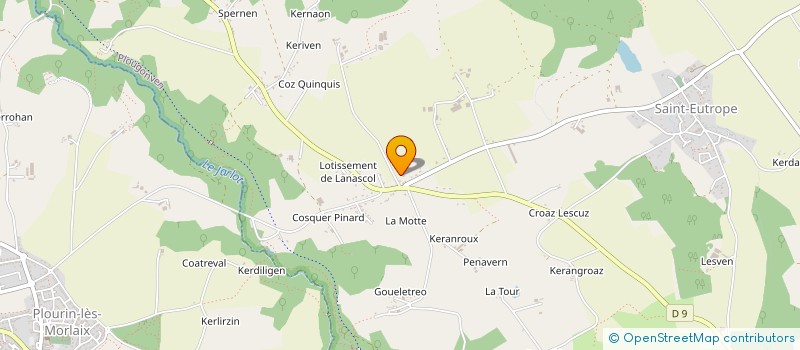 localisation de l'entreprise MADAME VERONIQUE TROADEC  PLOUGONVEN