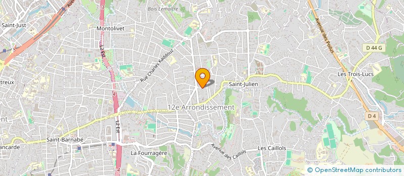 localisation de l'entreprise MADAME VERONIQUE TROJANI à MARSEILLE 12EME