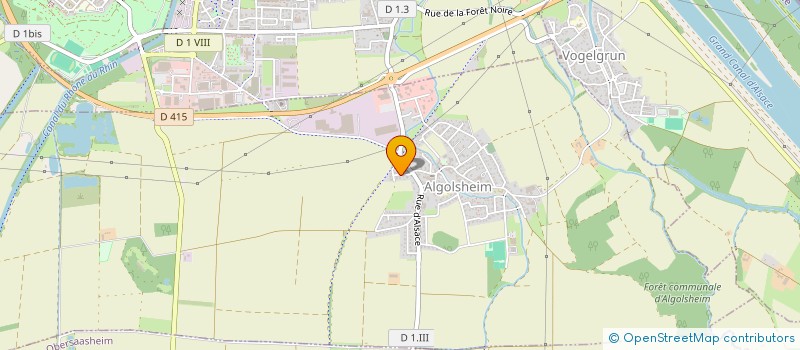 localisation de l'entreprise MADAME VERONIQUE TROTTIER  ALGOLSHEIM