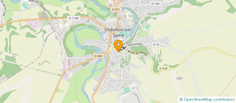 localisation de l'entreprise MADAME VERONIQUE TROUVE  CHATILLON-SUR-SEINE