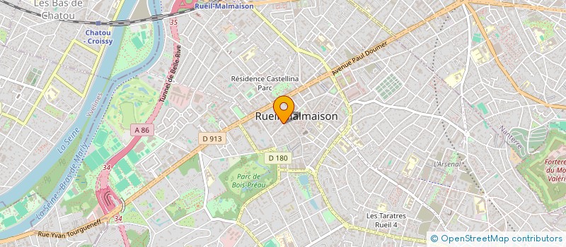 localisation de l'entreprise MADAME VERONIQUE TRUEL à RUEIL-MALMAISON