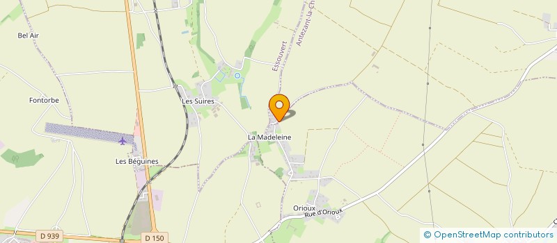 localisation de l'entreprise MADAME VERONIQUE TUGULESCU  ANTEZANT LA CHAPELLE