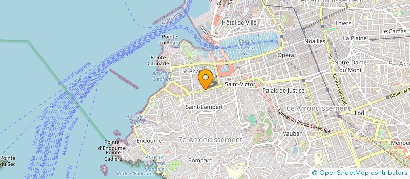 localisation de l'entreprise MADAME VERONIQUE TURINI à MARSEILLE