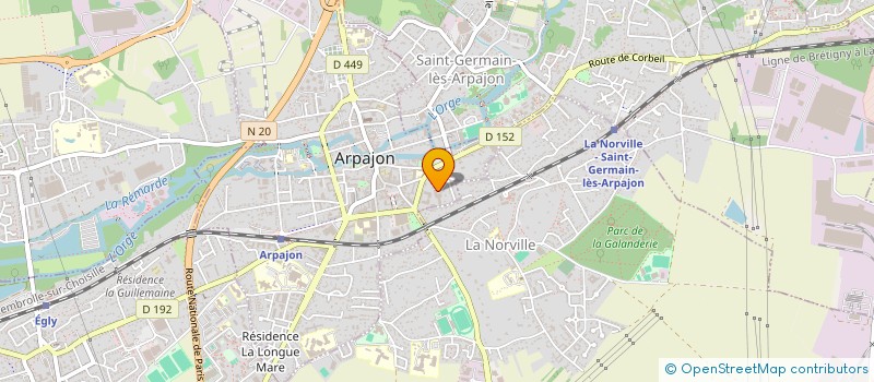 localisation de l'entreprise MADAME VERONIQUE TZERETHELI à ARPAJON