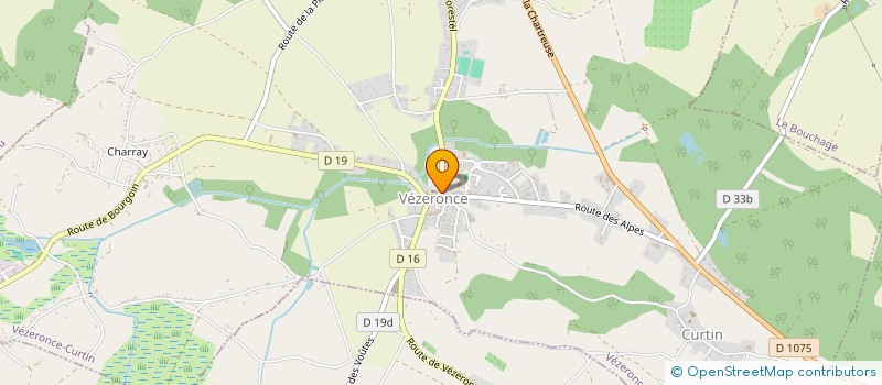 localisation de l'entreprise MADAME VERONIQUE VACHER  VEZERONCE-CURTIN