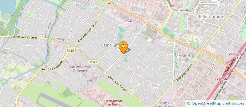 localisation de l'entreprise MADAME VERONIQUE VAISSIERE à TOULOUSE