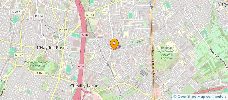 localisation de l'entreprise MADAME VERONIQUE VALENTE  L'HAY-LES-ROSES